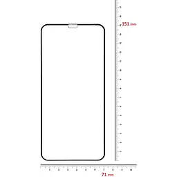 Захисне скло BeCover для Apple iPhone XS Max Black (702623) - мініатюра 3