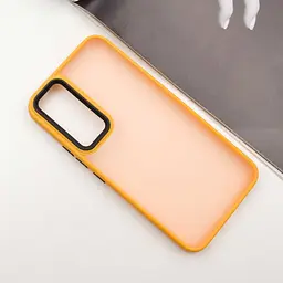 Чохол TPU+PC Lyon Frosted для Samsung Galaxy A15 4G/5G / M15 5G Orange - мініатюра 2