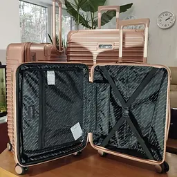 Валіза середня Swissbrand Rome (M) Polycarbonate/ABS-Plastic Rose Gold (SWB_LHROM003M) - мініатюра 6