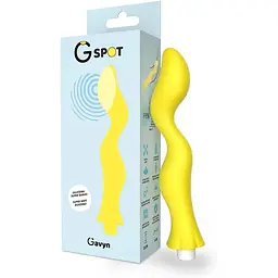 Вібратор для зони Cyber Silicock G GAVYN жовтий G-Spot - мініатюра 5