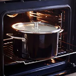 Каструля з кришкою KitchenAid Steel Core, 24 см, 6 л, матовий чорний - мініатюра 4