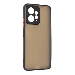 Чехол-накладка для Xiaomi Redmi Note 12 4G, Frosted Matte, черный, противоударный чехол с защитой всего корпуса, термополиуретан TPU + поликарбонат PC, ArmorStandart (ARM67732)
