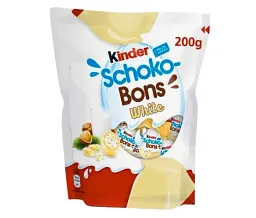 Цукерки Kinder Schoko-Bons White 200г.