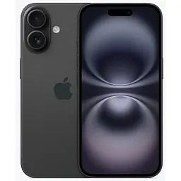 Смартфон Apple iPhone 16 128GB Black MYE73