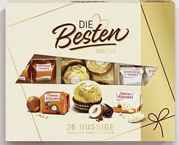 Цукерки Ferrero Die Besten der mix fiir nussliebhaber 250 г.