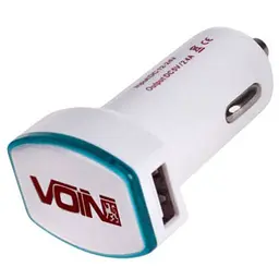 Автомобільний зарядний пристрій Voin 2USB 12/24V - 5V 2.4A (C-2026W)
