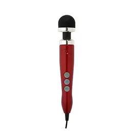 Вібратор Doxy Number 3 Candy Red Дуже потужний -мікрофон у металевому корпусі, 28х4.5 см червоний - мініатюра 2