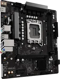 Материнська плата ASRock H810M-H (H810M-H) (Socket 1851, Intel H810, Micro-ATX) - мініатюра 3