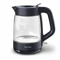 Tefal Електрочайник Tefal Morning Glass Kettle, 1.7л, скло, з підсвіткою, чорний