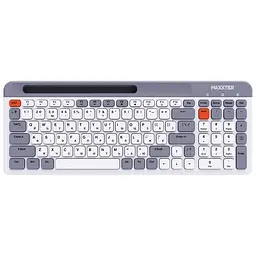 Клавіатура Maxxter KBW-02G-UA Wireless Grey (KBW-02G-UA)