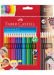 Набір олівців 24 кол. FABER CASTEL Grip акварельні тілесні (112819) - мініатюра 2
