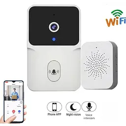 Розумний відео-дзвінок Xingmos WIFI Doorbell X10PRO Білий - мініатюра 3