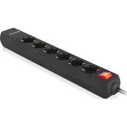 Мережевий фільтр живлення REAL-EL RS-PROTECT 605 3m, black (EL122300041) - мініатюра 3