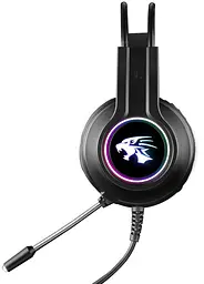 Гарнітура Varr VH8030 Headset USB 2X3.5 MIC RGB Black (VH8030) - мініатюра 4