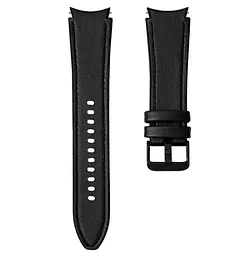 Ремінець Primolux Leather Silicone для годинника Samsung Galaxy Watch 4 40 мм SM-R860/SM-R865 Black - мініатюра 3