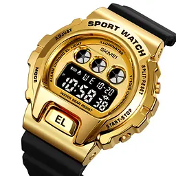 Наручний годинник чоловічий 1905GD Gold Skmei acs0030475 - мініатюра 2