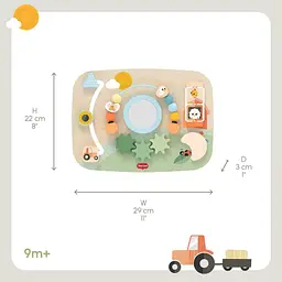 Розвиваюча дерев'яна дошка Tiny Love колекція Farmers Funday від 9 місяців (1511306830) - мініатюра 3