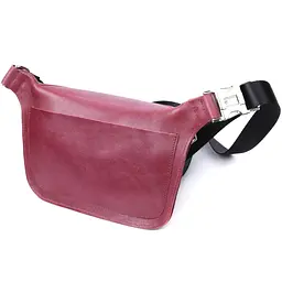 Красива бананка для жінок із натуральної шкіри GRANDE PELLE 25х15х4,5 см sum0027023 - мініатюра 3