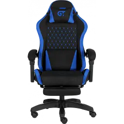 Геймерське крісло GT Racer (X-2339 Fabric Black/Blue) - мініатюра 1
