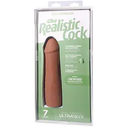 Фалоімітатор Doc Johnson The Realistic Cock ULTRASKYN 7 Inch, 17.1 см - мініатюра 10