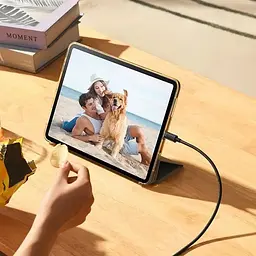 Кабель Baseus USB Type-C to USB Type-C Tungsten Gold Power Delivery 240Вт 1м Black (CAWJ040001) - мініатюра 7