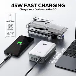 УМБ Litheli Power Bank SE 10000 mAh, 45 W, 2А, Fast Charge (U20BY10-0U000) - мініатюра 4