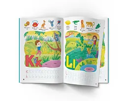 Книга Кристал Бук Школа сучасного чомусика English ABC 128 розвиваючих наліпок (F00029943) - мініатюра 4