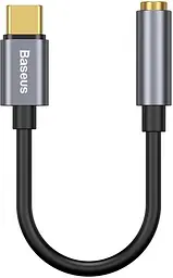 Перехідник аудіо Baseus L54 Type-C 3.5 мм (CATL54-0G) сірий - мініатюра 3