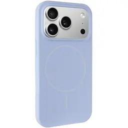 Чохол Epik Silk Full Protective (AA) NO LOGO with Magnetic Fit для Apple iPhone 17 Pro Max / 18 Pro Max Блакитний / Lilac Blue
