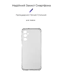 Чохол ArmorStandart Air Force для Samsung A14 4G / A14 5G Camera cover Clear - мініатюра 2