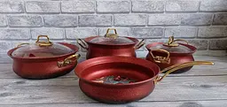 Набір посуду O.M.S. Collection 3044 Red 7 предметів