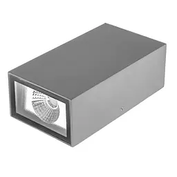 Підсвітка Brille LED фасадна IP65 AL-220/2х3W NW COB GY - мініатюра 7