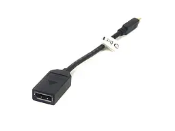 Кабель-перехідник PowerPlant Mini DisplayPort (Thunderbolt) M - DisplayPort F, 0.2 м (CA910472)