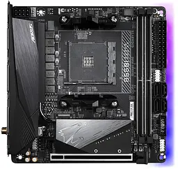 Материнська плата Gigabyte B550I Aorus Pro AX (B550I AORUS PRO AX) (Socket AM4, AMD B550, Mini-ITX)