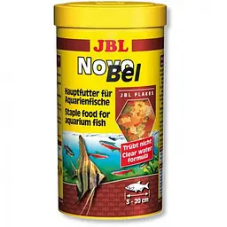 Основний корм у формі пластівців JBL NovoBel для акваріумних риб 1 л