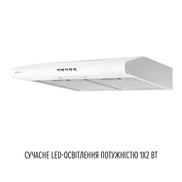 Витяжка плоска PERFELLI CLIO 5 DM BIANCO - мініатюра 4