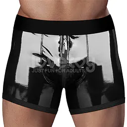 Труси для страпону Lovetoy Chic Strap-On Shorts, 40-43 (чорний) - мініатюра 2