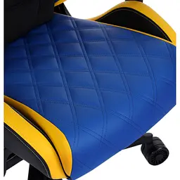 Геймерське крісло GT Racer X-0724 Blue/Yellow [122598] - мініатюра 10