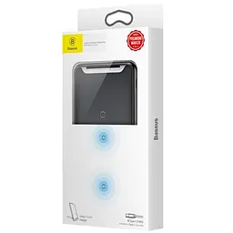 Бездротовий зарядний пристрій Baseus Three-coil Desktop Holder WXHSD-B01 Black - мініатюра 7