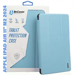Чохол до планшета BeCover Tri Fold Soft TPU Silicone Apple iPad Air 11" M2/M3 (2024/2025) Light Blue (711409) - мініатюра 2