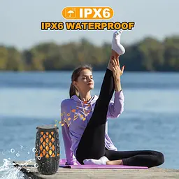 Вулична Bluetooth-колонка Viiwuu з підсвічуванням, декором, крутими гаджетами, синхронізацією до 100 пристроїв, бездротова портати - мініатюра 4