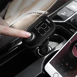 Автомобільний FM трансмітер модулятор Bluetooth MP3 HOCO E45 Happy route - мініатюра 4