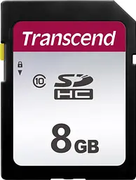 Карта пам'яті Transcend 8GB SDHC C10 R20MB/s (TS8GSDC300S)