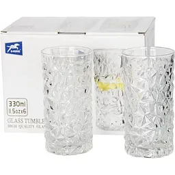 Набір склянок Crystal Barbara G Horse 330 мл 6 шт. (83006014/1_BM6014BH) - мініатюра 2