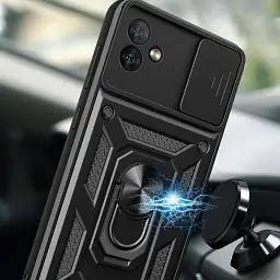 Панель BeCover Military для Samsung Galaxy A05 SM-A055 Black (710553) - мініатюра 4