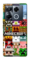 Чохол Demsky Minecraft collage для Infinix Note 40 Pro 4G