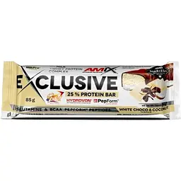 Батончик Amix Exclusive Protein Bar белый шоколад-кокос 85 г