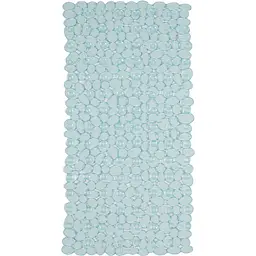 Килимок для ванної Eco Fabric Галька 68х34 см прозоро-блакитний (6834-003) - мініатюра 2