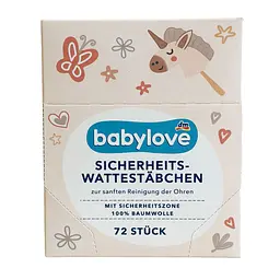 Дитячі ватні палички Babylove 72 шт
