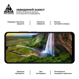 Захисне скло на Xiaomi Redmi A5 4G (GL) Poco C71 4G з олеофобним покриттям, Pro, повне проклеювання, антистатичний і пиловідштовхуючий шар, 9H, самоклеючеся, 2.5D, на весь екран, антистатичний клей, ArmorStandart (ARM84705) - мініатюра 4